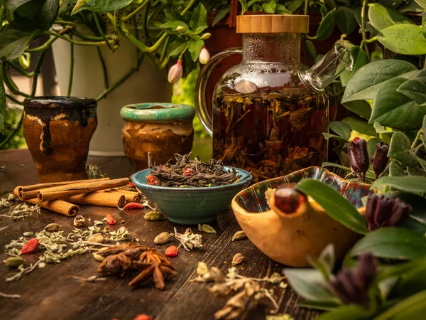 Ceremonia de preparación herbal
